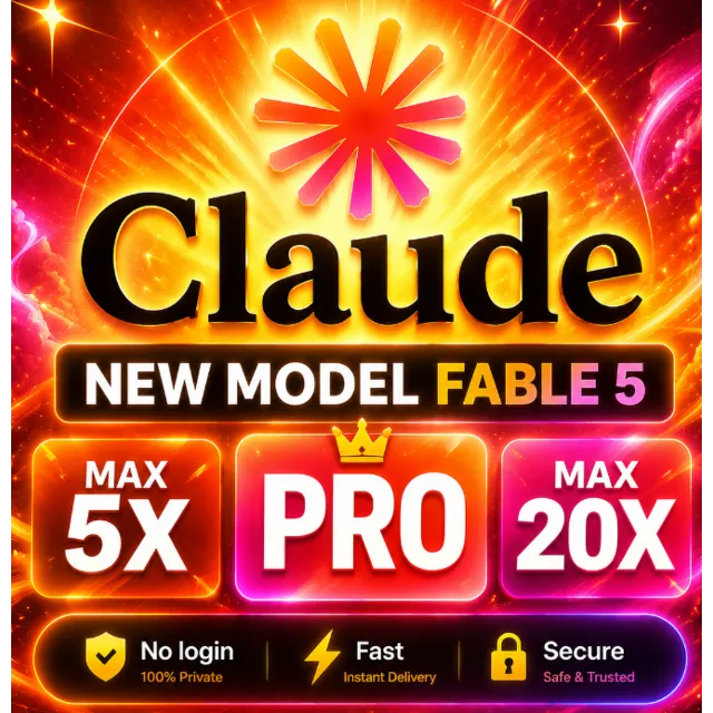 [FABLE 5] Подписка Claude Pro/Max - Без авторизации - 100% частный - гарантия
