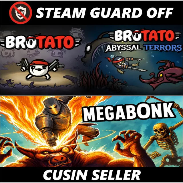 🎮 Brotato + DLC: Abyssal Terrors | Оффлайн аккаунт | Без Guard