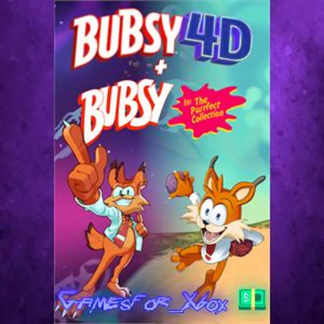 ☀️Bubsy 4D + Bubsy in The Purrfect Collection XBOX