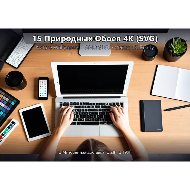 Графика: 15 Nature Wallpapers 4k Svg