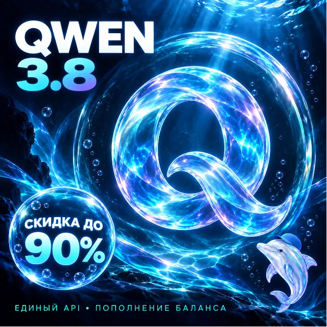 Qwen 3.8 / 3.7 | Пополнение API-баланса | Автовыдача