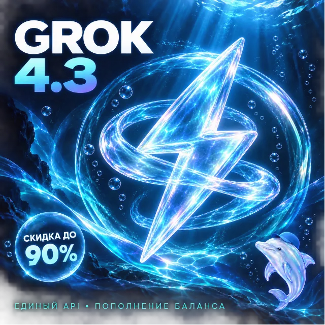 Grok 4.6 / 4.5 | Пополнение API-баланса | Автовыдача