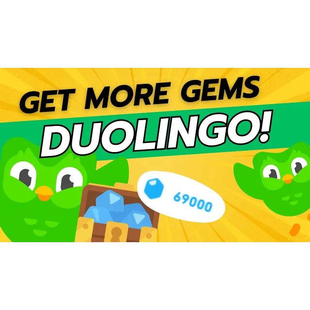 Пополнение счета Duolingo: 1200–6500 самоцветов.