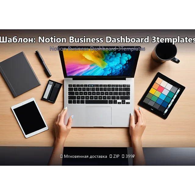 Шаблон: Notion Business Dashboard 3templates