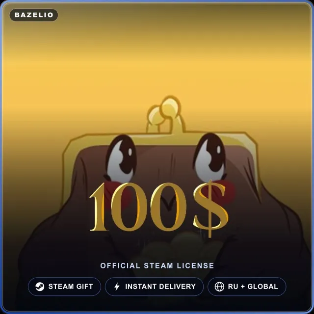 100$ (Steam Gift) · РФ и весь мир · Автодоставка 24/7