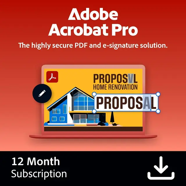 Adobe Acrobat Pro | Продвинутое редактирование PDF, электронные подписи и ИИ-ассистен