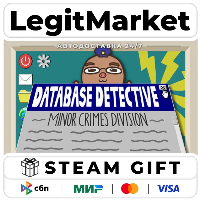 Database Detective: Minor Crimes Division / Steam АВТО / РУ + МИР