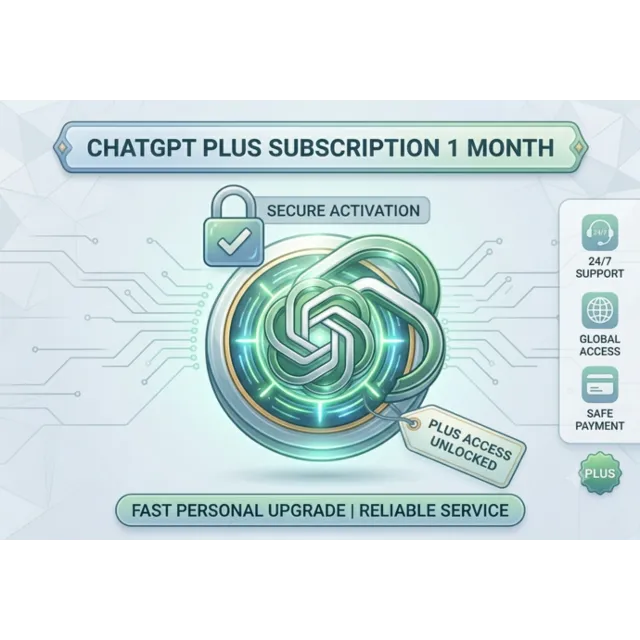 CHATGPT PLUS SUBSCRIPTION 1 MONTH