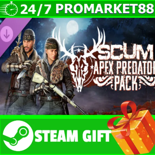 ️ВСЕ СТРАНЫ+РОССИЯ️ SCUM Apex Predator Pack STEAM