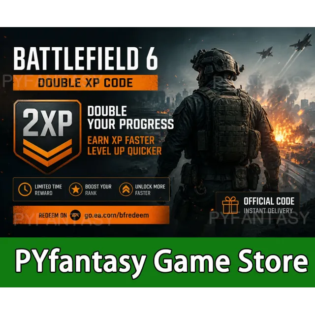 Battlefield 6 - 60 Min Double XP (PC, PS5, Xbox Series X/S) - Official Website Key