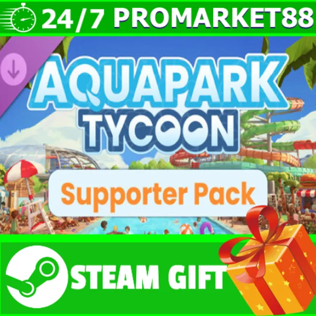 ️ВСЕ СТРАНЫ+РОССИЯ️ Aquapark Tycoon - Supporter Pack