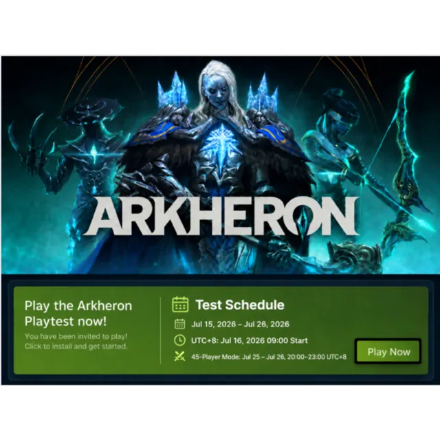 Arkheron Playtest — Steam-ключ / Steam-аккаунт с полным доступом