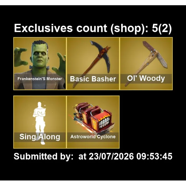 Мгновенный доступ • FN (все платформы) • 191 skins • 1100 VB • Полный доступ