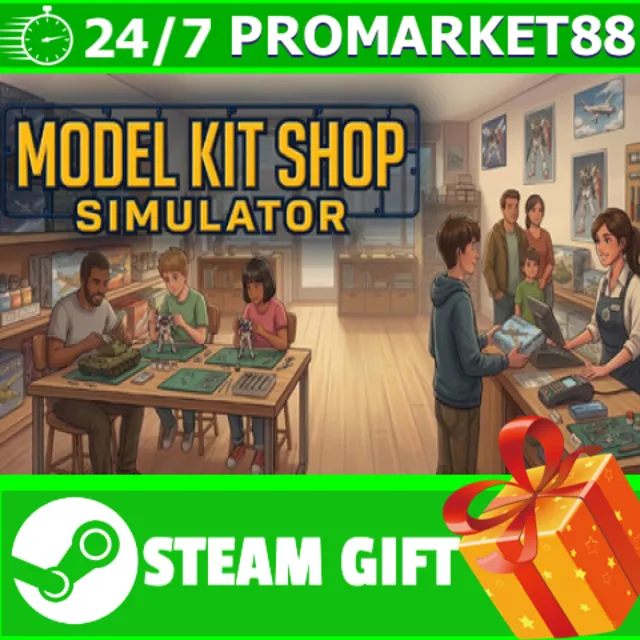 ️ВСЕ СТРАНЫ+РОССИЯ️ Model Kit Shop Simulator STEAM