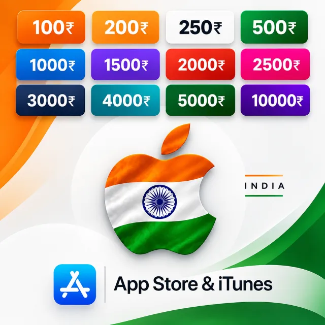 100-10000 INR - Apple &amp; iTunes 🍎 - Индия