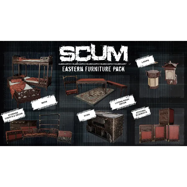 DLC | SCUM: Eastern Furniture Pack| STEAM КЛЮЧ РФ+СНГ