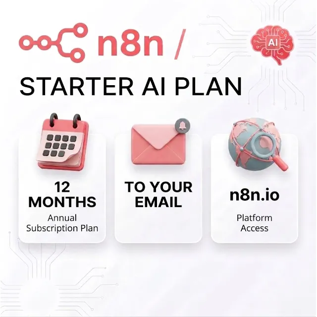 n8n Cloud Starter (12 месяцев) — Промокод