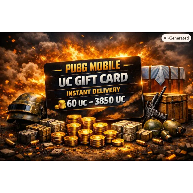 🎮🔥 PUBG Mobile UC Gift Card | ⚡ Цифровой код | 💰 60–3850 UC