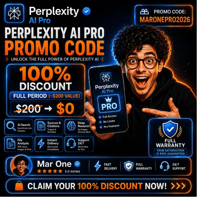 Промокод Perplexity PRO (стоимость $200)| Официально и мгновенная доставка | Гарантия