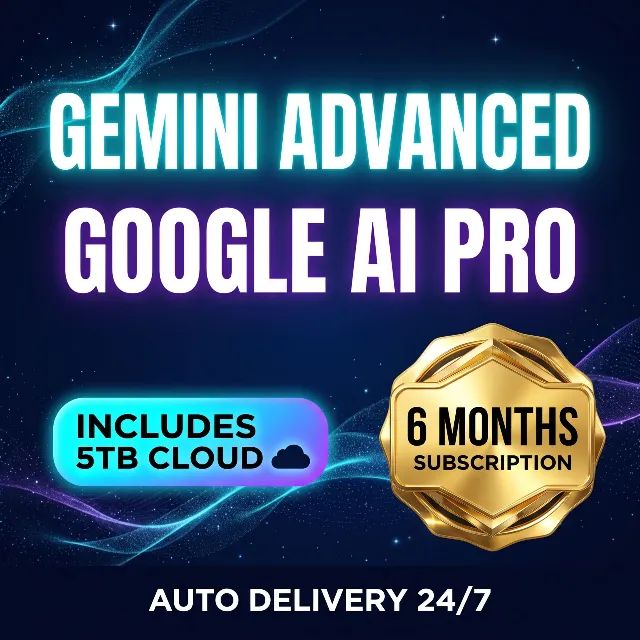 Google AI Pro 6 Месяцев | Gemini Ссылка Активации | Авто 24/7