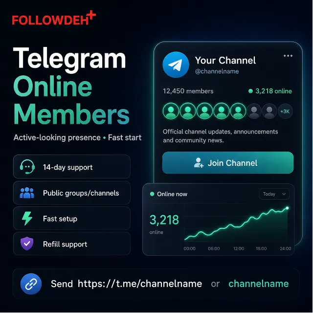 Telegram Online Members - онлайн в Telegram
