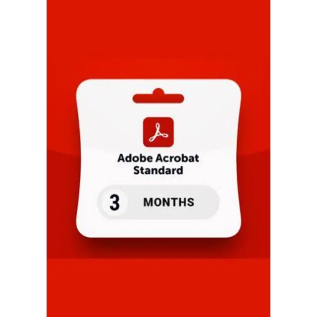 Adobe acrobat standard 3 month with your email
