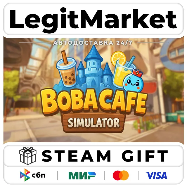 Boba Cafe Simulator / Steam АВТО / РУ + МИР