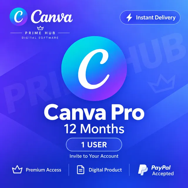 Canva Pro на 12 месяцев | Приглашение в ваш аккаунт