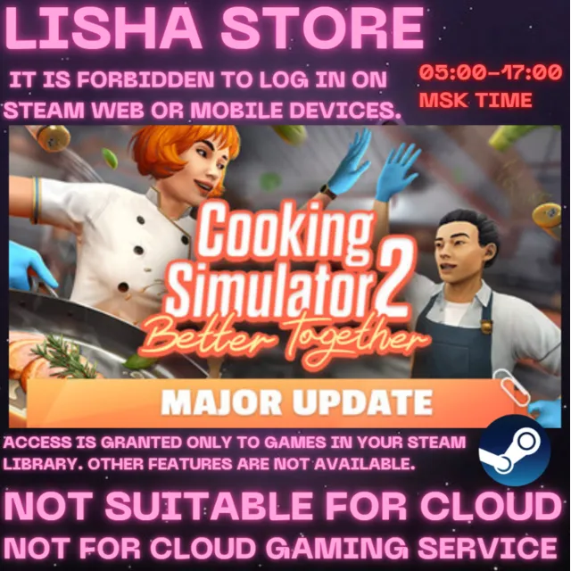 Cooking Simulator 2 Better Together Стим Оффлайн На 90 дней