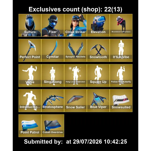 Мгновенный доступ • FN (все платформы) • 75 skins • 1700 VB • Полный доступ
