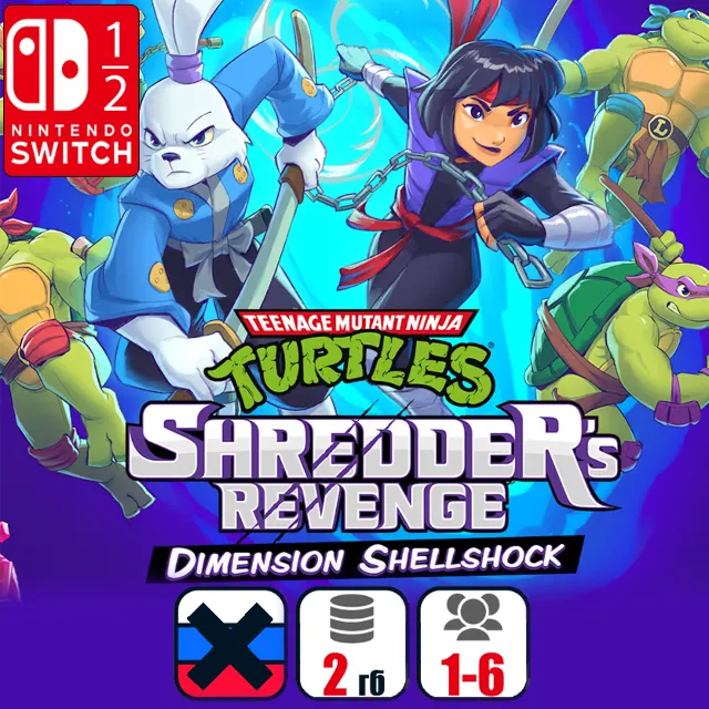 Teenage Mutant Ninja Turtles: Shredder's Revenge (+1 DLC) | Nintendo Switch 1/2