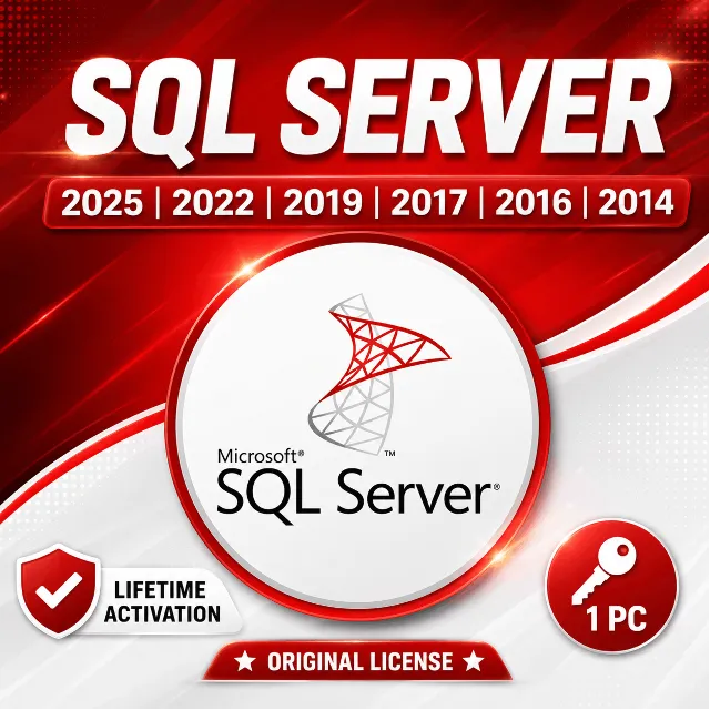 Microsoft SQL Server Standard / Enterprise 2025/2022/2019/2017/2016/2014 (Пожизненная