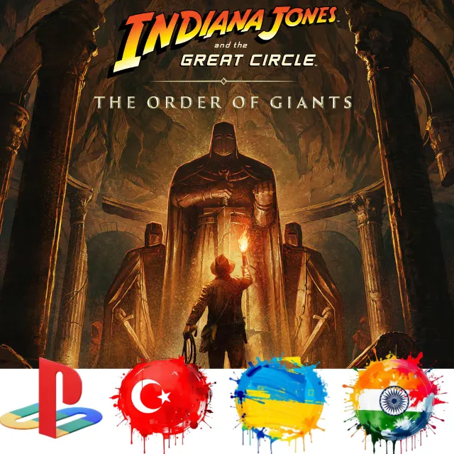 Indiana Jones and the Great Circle The Order of Giants PS5/ТУРЦИЯ/УКРАИНА/ИНДИЯ/PS