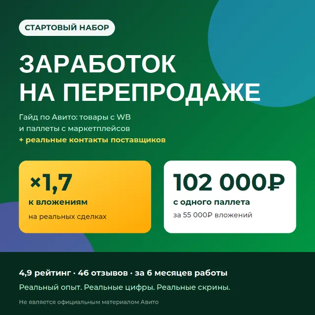 Заработок на перепродаже: гайд по Авито