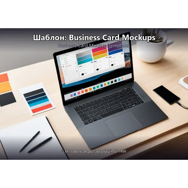 Шаблон: Business Card Mockups