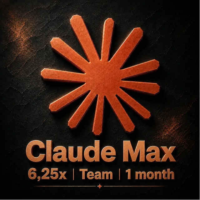 Claude Max 6,25x | Гарантия | Team | 1 месяц | Подписка | Code Anthropic | FABLE 5