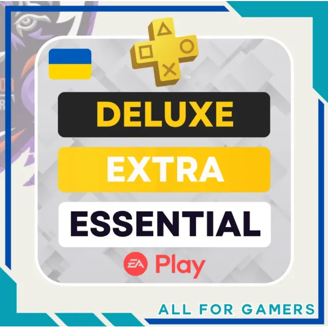 12 Months SUBSCRIPTION UKRAINE PS PLUS Delux