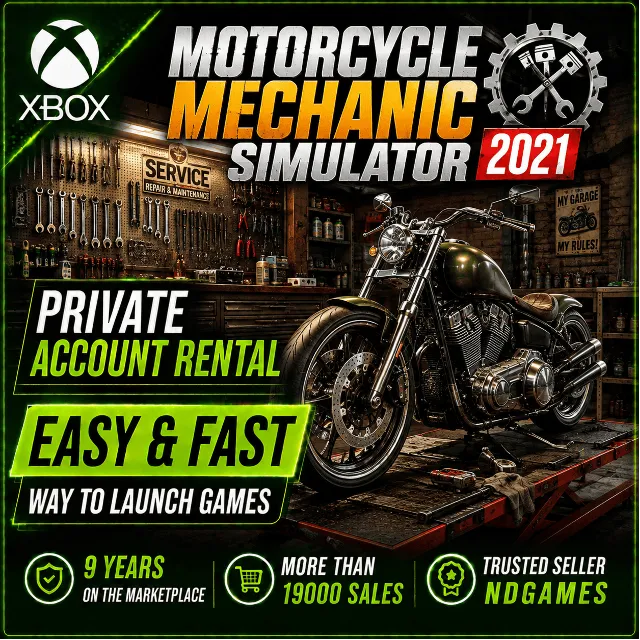 АРЕНДА Motorcycle Mechanic Simulator 2021 [Xbox One &amp; Xbox Series] Личный Аккаунт