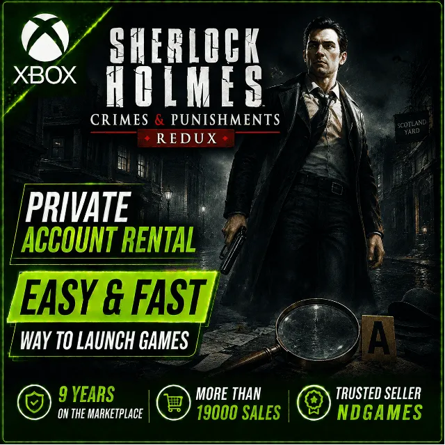 АРЕНДА Sherlock Holmes: Crimes and Punishments [Xbox One &amp; Series] Личный Аккаунт
