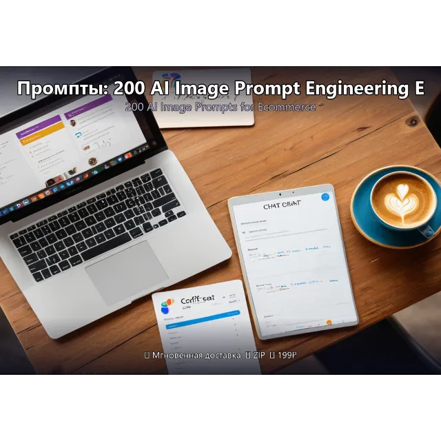 Промпты: 200 AI Image Prompt Engineering Ecommerce