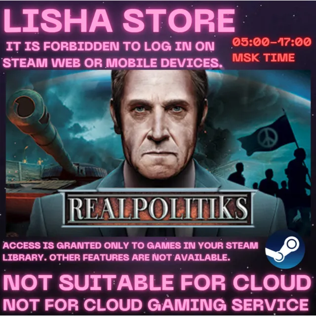 STEAM Account General Realpolitiks - New Power DLC Оффлайн На 30 или 90 дней