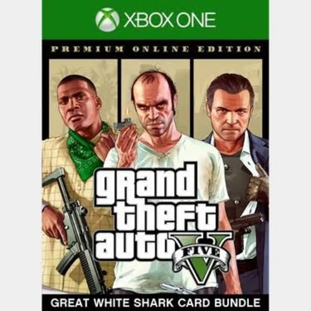 🎮❤️GRAND THEFT AUTO V AND CREAT WHITE SHARK CARD BUNDLE XBOX ONE🔑КЛЮЧ TR ЛИЦЕНЗИЯ