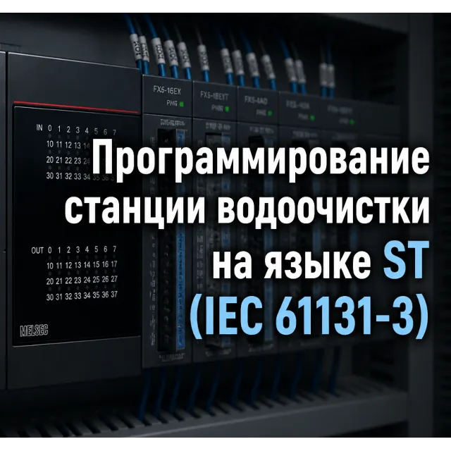 Программирование станции водоочистки на языке ST (IEC 61131-3)