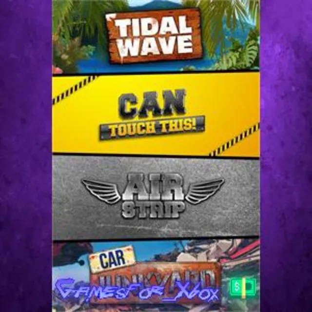 ☀️AirStrip DLC + Can Touch This DLC+ Tidal Wave DLC + Junkyard DLC Bundle XBOX
