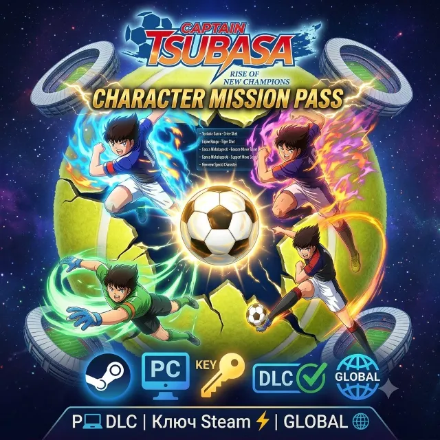 ⚽ Captain Tsubasa: Rise of New Champions - Character Mission Pass PC ✅ DLC | Ключ Ste