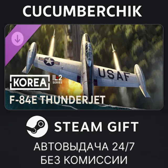 Korea. IL2 Series: F-84E Thunderjet Collector Plane✅STEAM GIFT AUTO✅RU+МИР