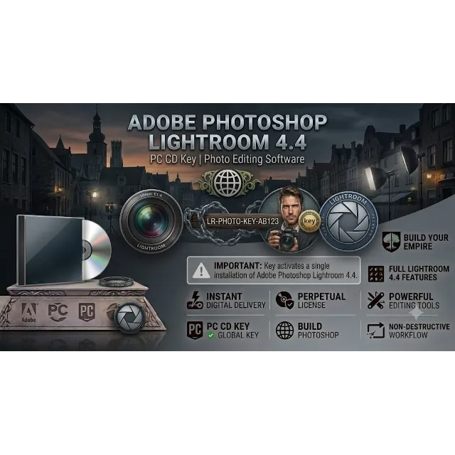 Adobe Photoshop Lightroom 4.4 PC CD Key – Программа для редактирования фото