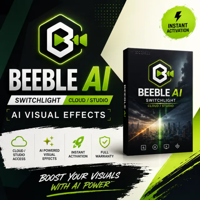 Beeble AI SwitchLight Cloud / Studio | Подписка на 1 месяц | Визуальные эффекты с исп