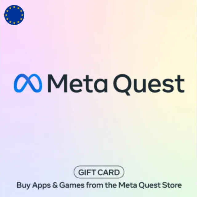 Подарочная карта Meta Quest 15-50 EUR Европа — цифровой код