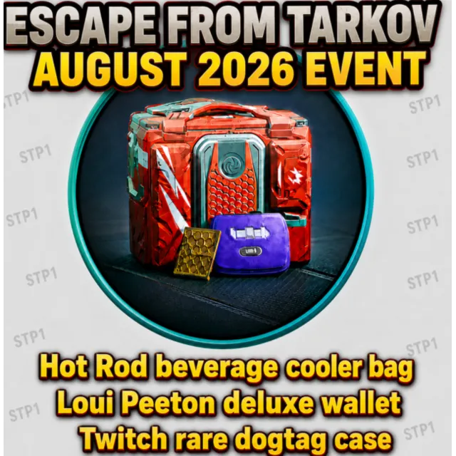 Escape from Tarkov 3 предмета Subscription Drops💎АВГУСТ 2026 Twitch Rare Dogtag case